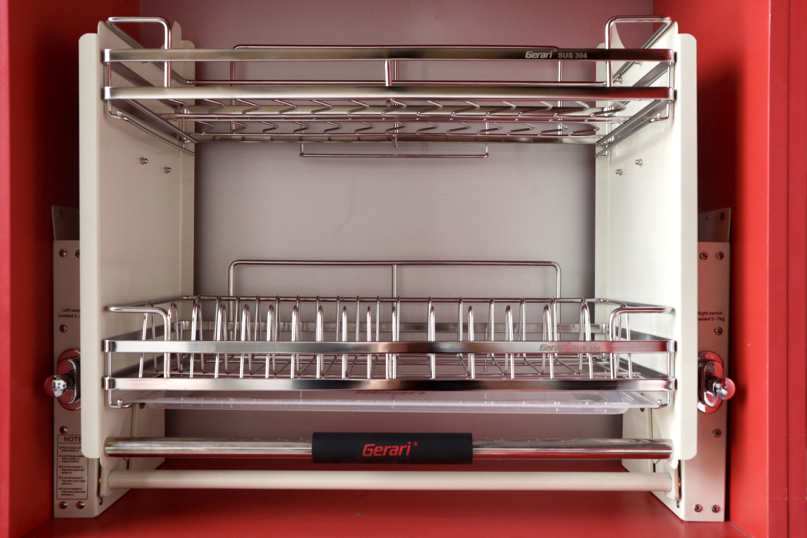 Giá đựng bát 2 tầng bằng inox