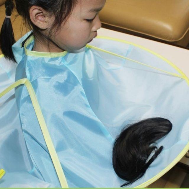 Áo Choàng Quây Tóc Không Bắt Bụi, không dính , phụ kiện cắt tóc cho trẻ em và người lớn