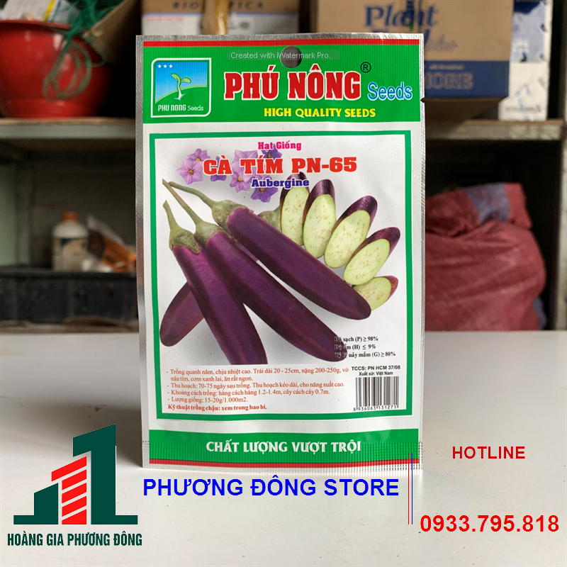 Combo 5-10 gói hạt giống cà tím dài dễ trồng , năng suất cao