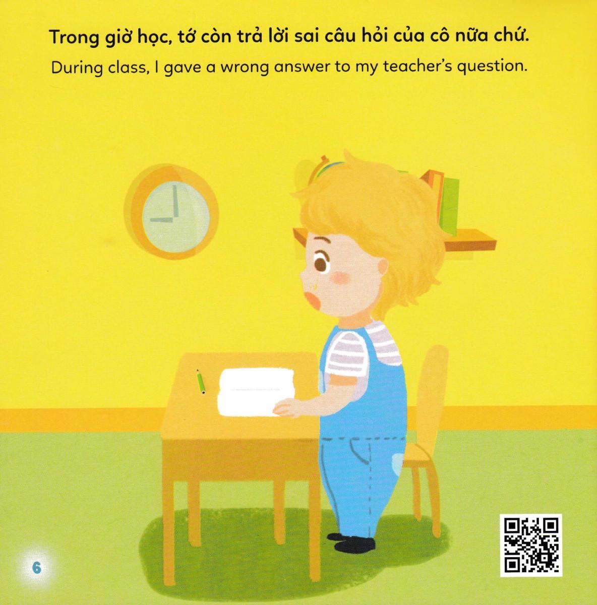 Tủ Sách Ehon - Song Ngữ: Ôi Ôi Xấu Hổ!