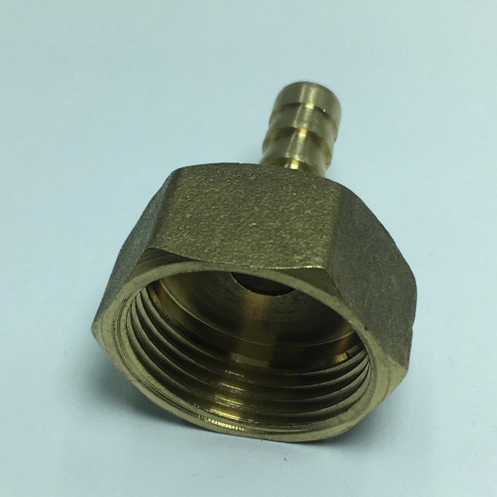 Brass Pipe Fitting Coupler Connector - Hose Adapter  DN20 8-25mm Dia- Solid, 7 Sizes