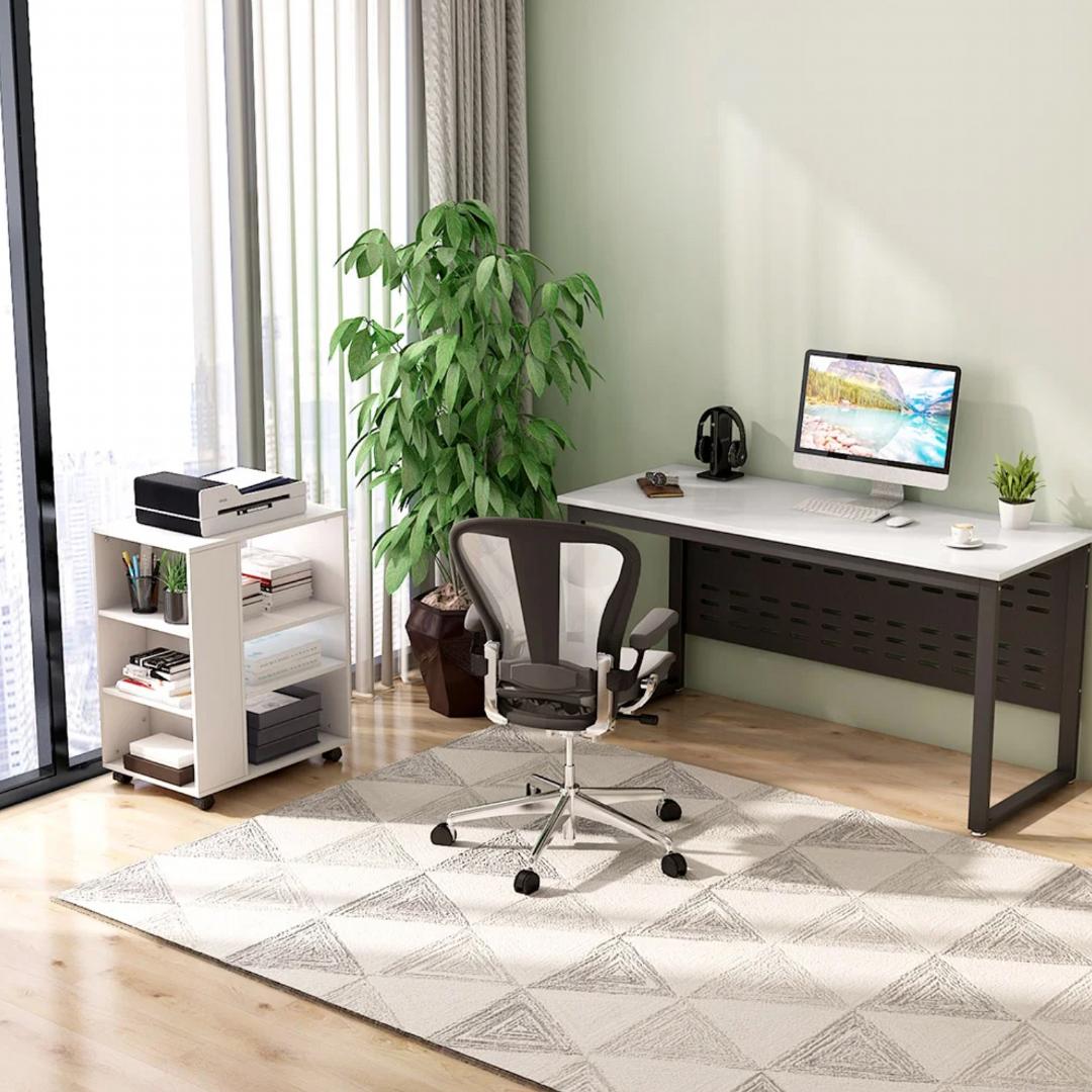 Tủ đựng tài liệu, tủ để hồ sơ, tủ để máy in gỗ hiện đại SMLIFE Pamela | Gỗ MDF dày 17mm chống ẩm | D60xR40xC76cm