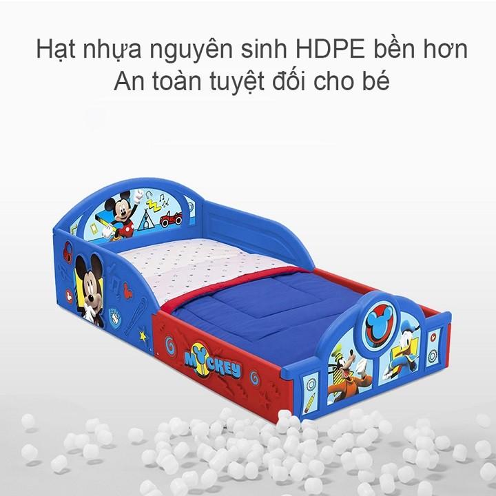 Giường ngủ cho bé xanh mickey kèm đệm