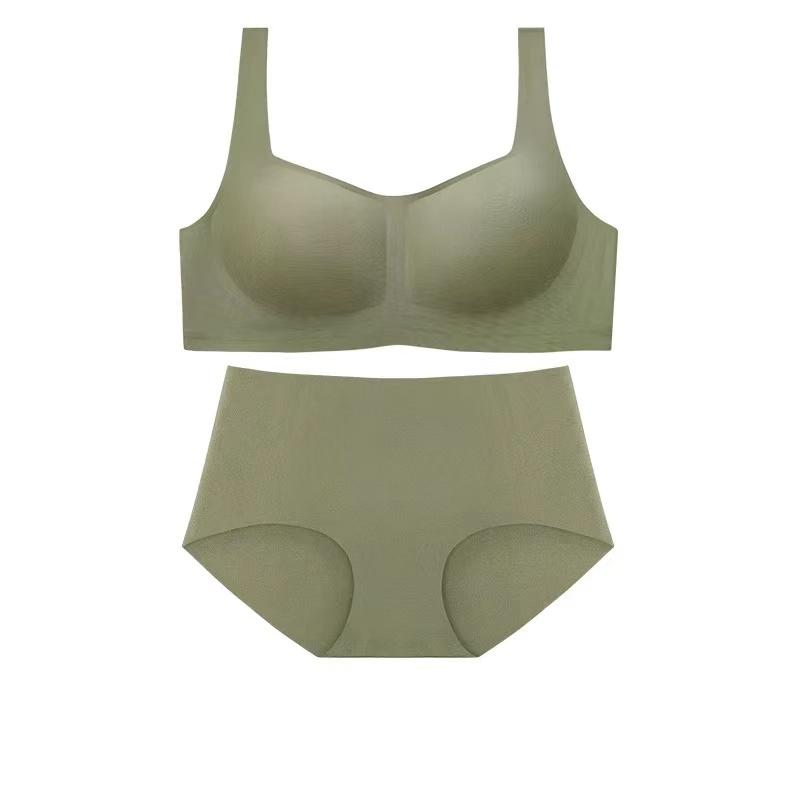 Áo Ngực Đúc Bộ Dây Free Bra Cao Su Tự Nhiên Lingere Quần Lót Nữ Gợi Cảm Dùng Thân Thiết Quần Lót Femme Nóng Quần Lót 