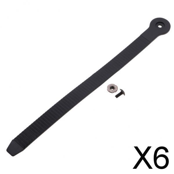 6xPU Replacement Ice Inline Roller Skate Shoes Strap Buckle with Screw Nut