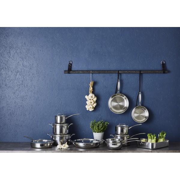 Chảo inox đáy từ cao cấp Scanpan Fusion 26cm 74102600, đúc liền 5 lớp, bắt từ nhanh truyền nhiệt tốt, máy rửa bát hàng chính hãng