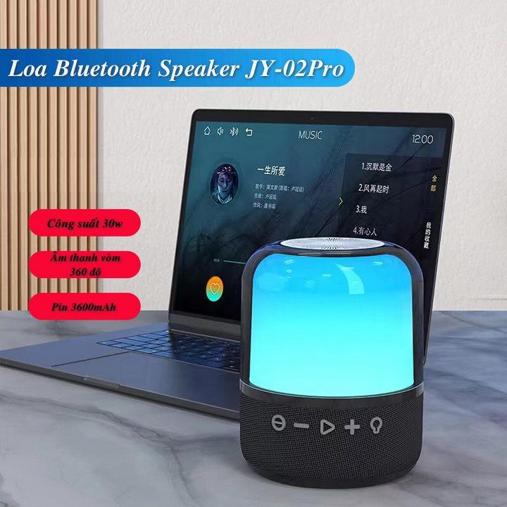 Loa Bluetooth Speaker JY-02Pro Âm Thanh Vòm 2.1 Channel 360 Độ, Công Suất 30W, Pin 3600mAh - Home and Garden