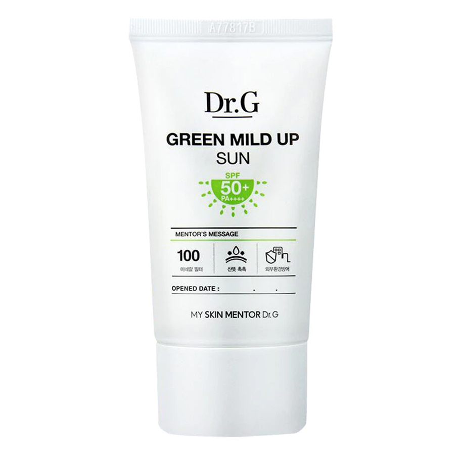 Kem Chống Nắng Dịu Nhẹ Dr.G Green Mild Up Sun Spf50+/Pa++++ MM30 (50ml)