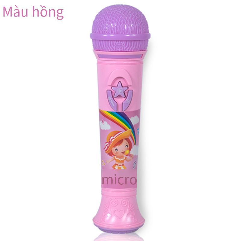 Giao hàng nhanh Đèn chiếu sáng cho trẻ em Âm nhạc Micro khuếch đại Đồ chơi Micro Giáo dục sớm Khai sáng Nhạc cụ