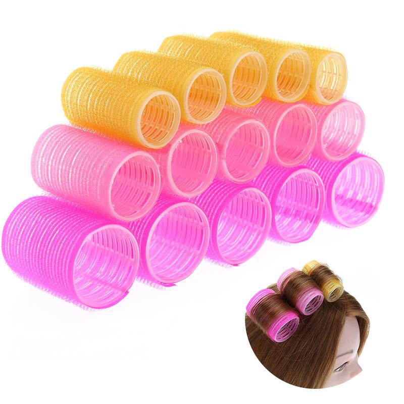 Bộ 4 lô Cuốn Tóc Xoăn Dính loại lớn, giá tốt - giao màu ngẫu nhiên