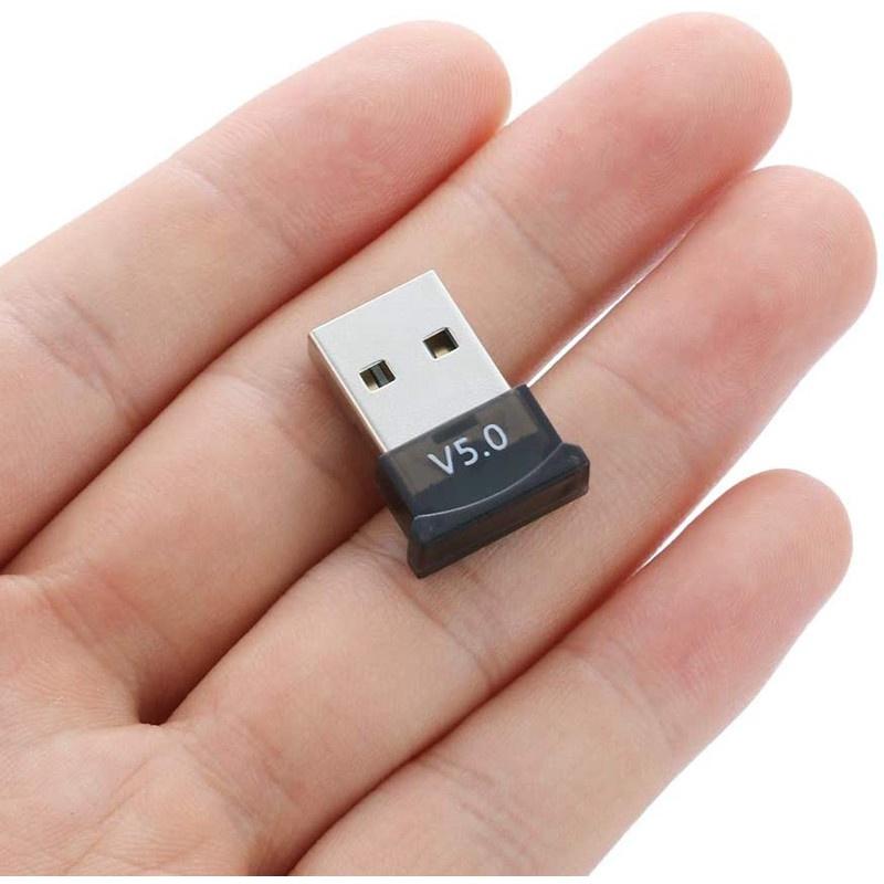 Thiết bị USB Bluetooth 5.0 Dongle CSR, thu phát bluetooth tốc độ cao cho PC và Laptop