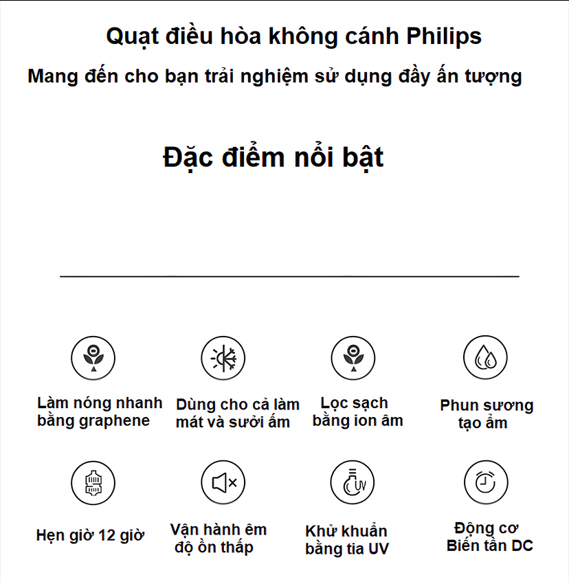HÀNG CHÍNH HÃNG - Quạt không cánh lọc và khử khuẩn làm mát, phun sương tạo ẩm vào mùa hè. Kiêm máy sưởi ấm và tạo ẩm mùa đông, Serial 4000. Thương hiệu Hà Lan cao cấp Philips - ACR4248X