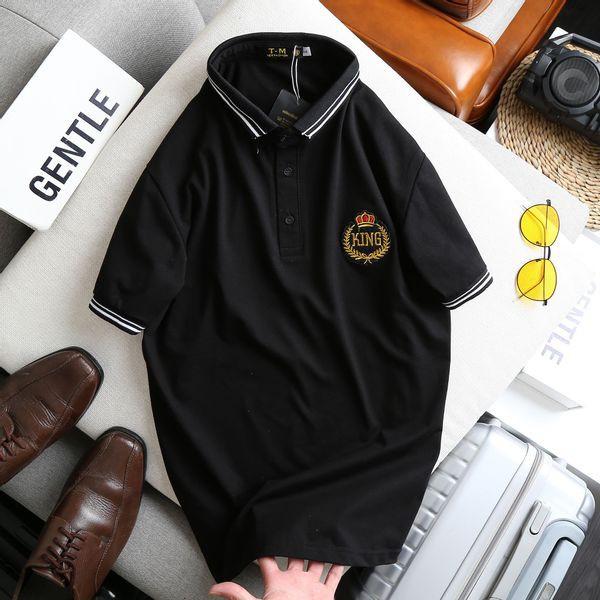 Áo polo nam king cổ dệt bo len ,áo thun nam có cổ tay lỡ 12 - MANLY STYLE