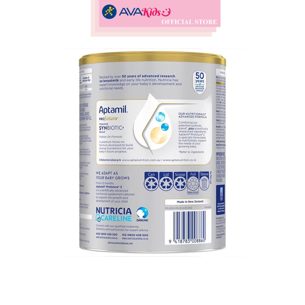 Sữa bột Aptamil Úc Profutura số 2 900g (6 - 12 tháng)