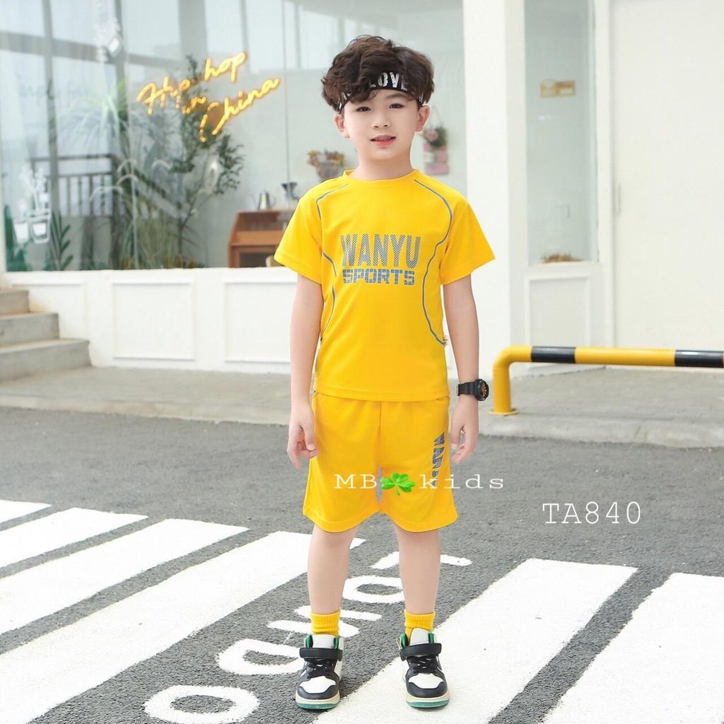 BỘ CỘC TAY THỂ THAO BÉ TRAI TỪ 8-18KG