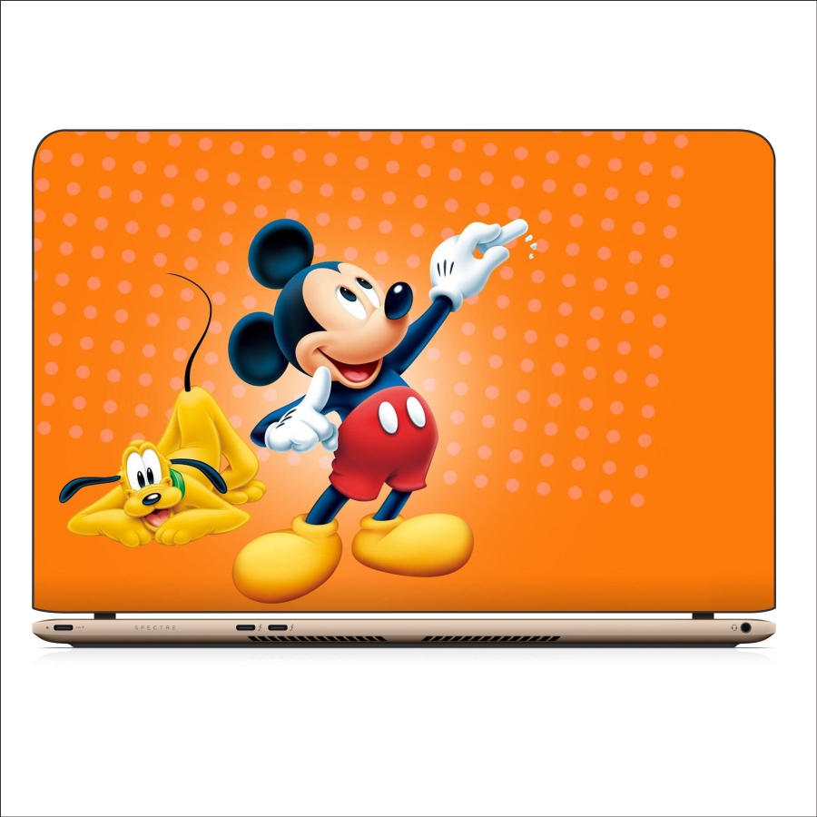 Miếng Dán Skin Decal Dành Cho Laptop - Chuột Mickey - Mã 002T11