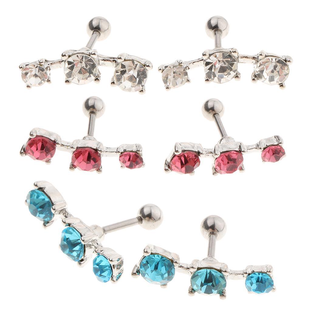 Stainless Steel Ear Ear Studs Bar Piercing Jewelry
