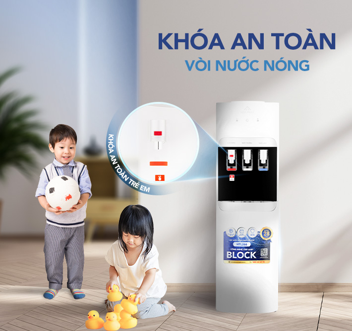 Cây nước nóng lạnh úp bình Hòa Phát HTL266 - Bảo hành 28 tháng - Hàng chính hãng