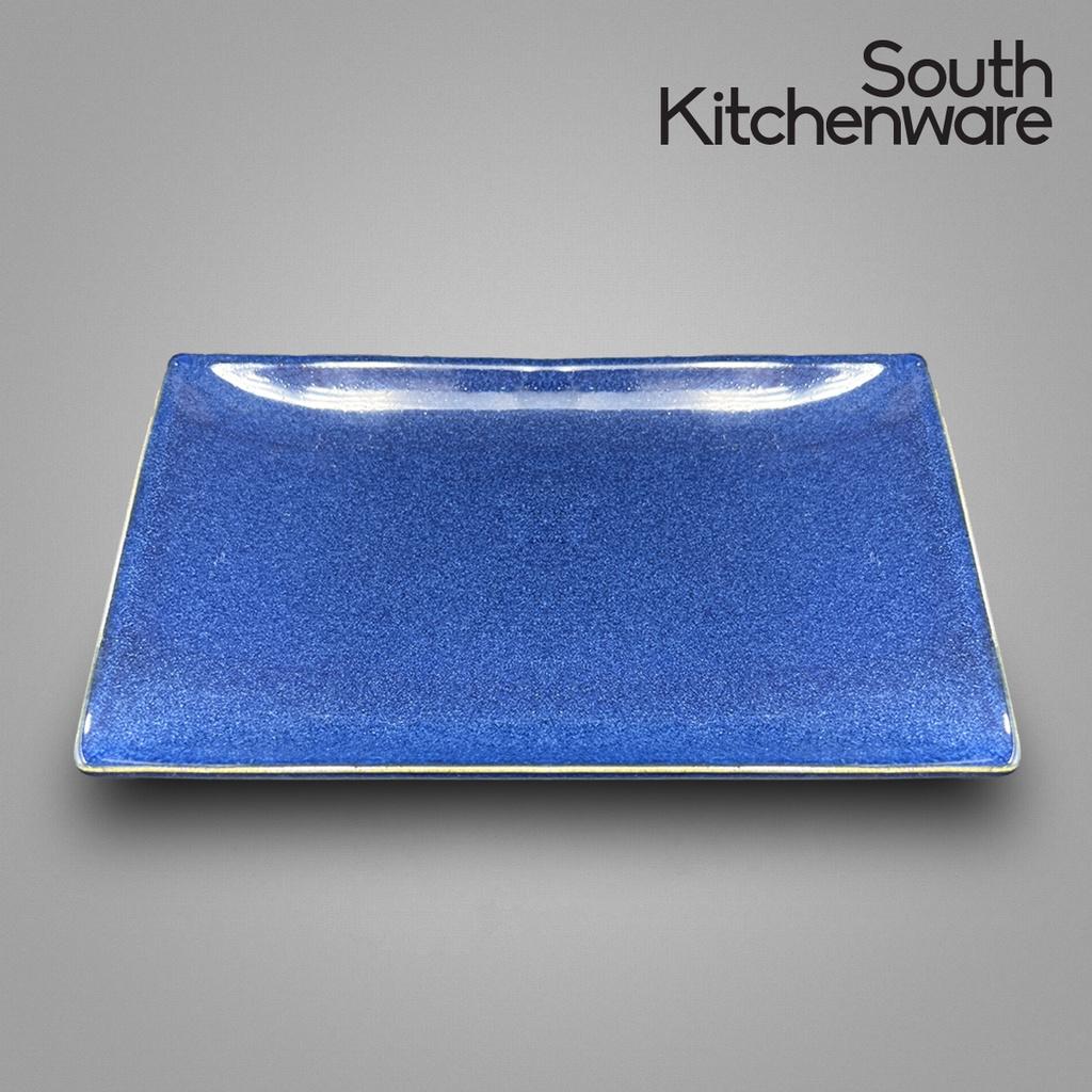 Dĩa hình chữ nhật sứ tráng men cao cấp Cường Phát, trang trí thức ăn phong cách Nhật Bản 22x13x3 cm