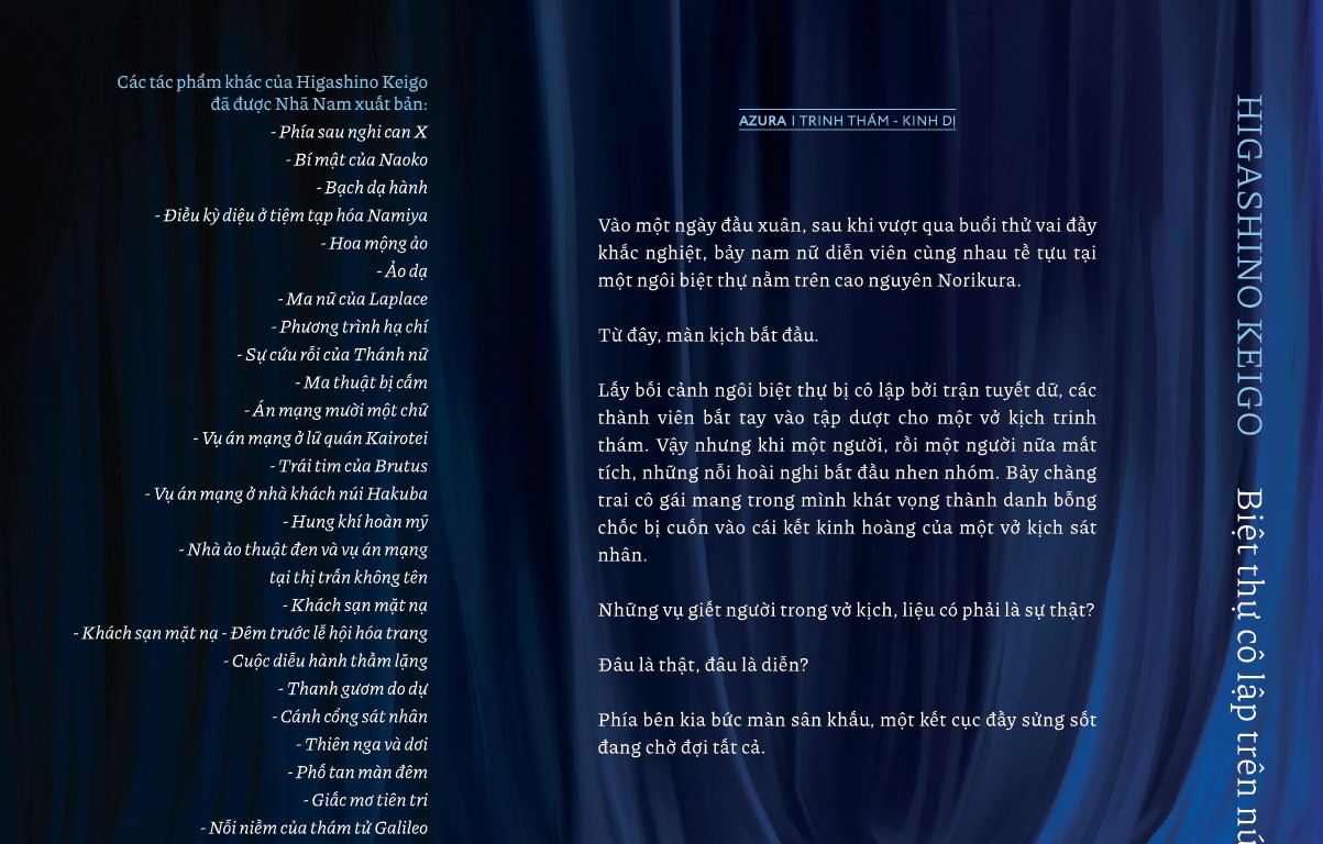 Sách - Biệt thự cô lập trên núi tuyết (Higashino Keigo) (Nhã Nam Official)