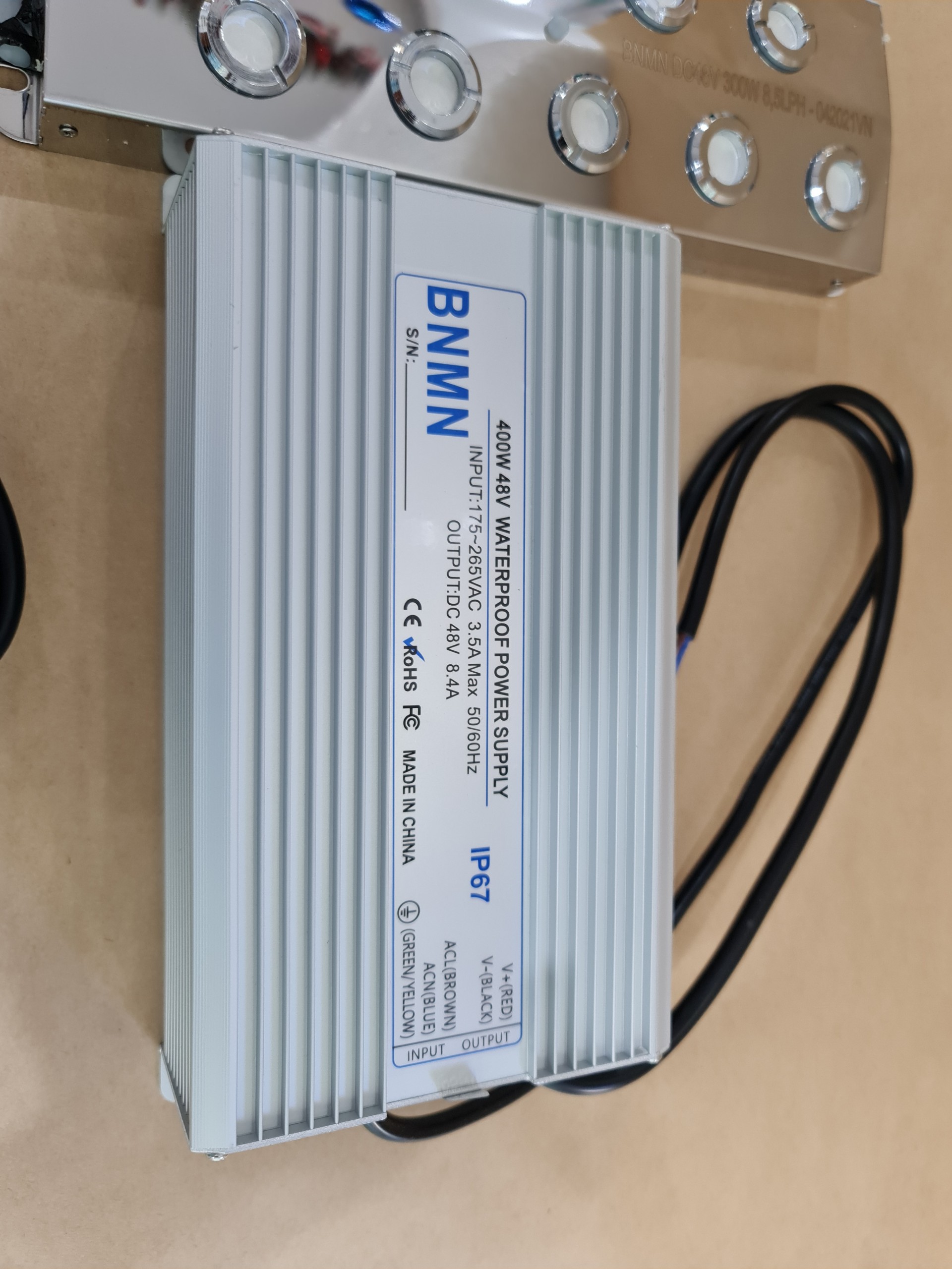 Nguồn biến đôi áp từ 220V- 48V chống ẩm -new 2021