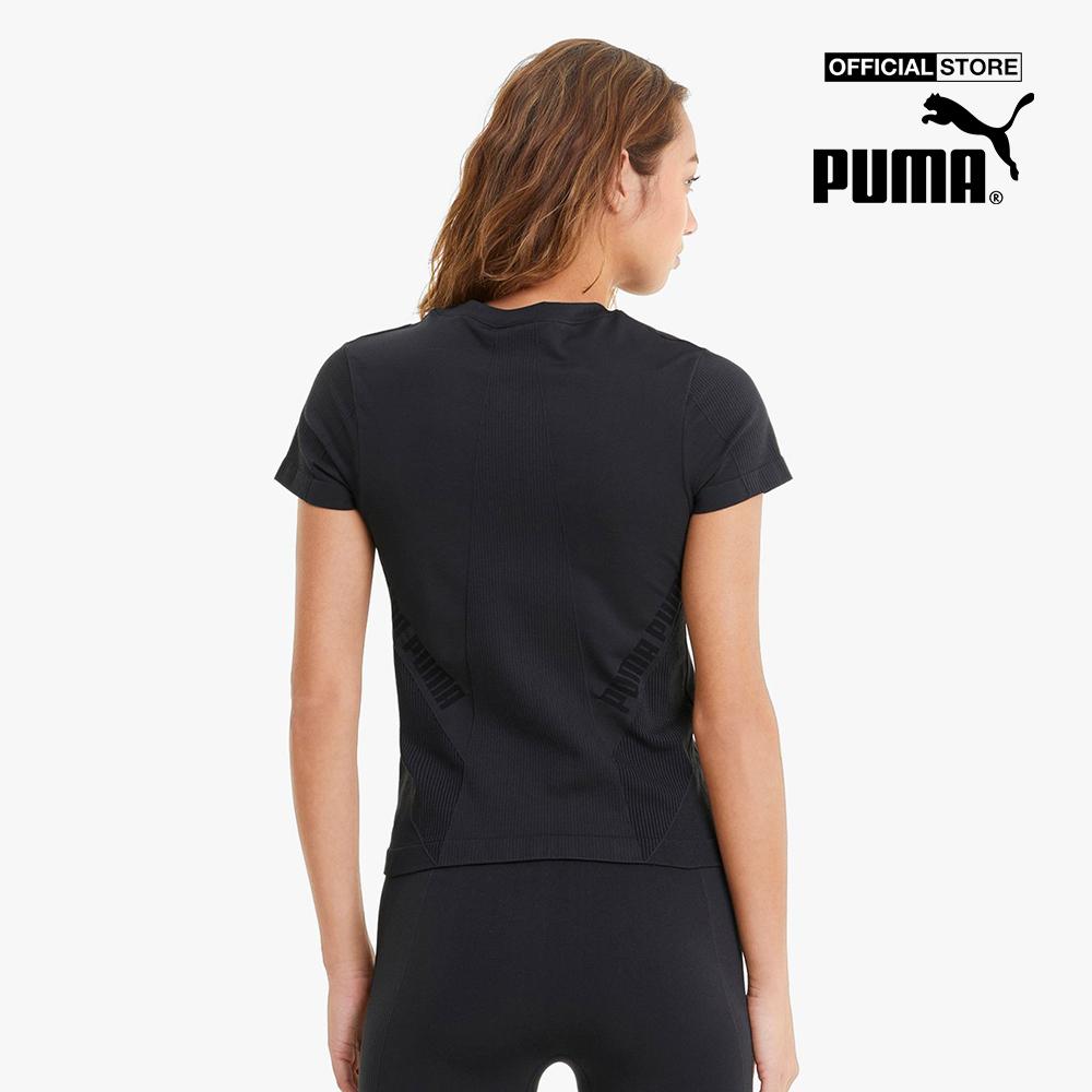 PUMA - Áo thun thể thao nữ Evostripe evoKNIT 585942-01