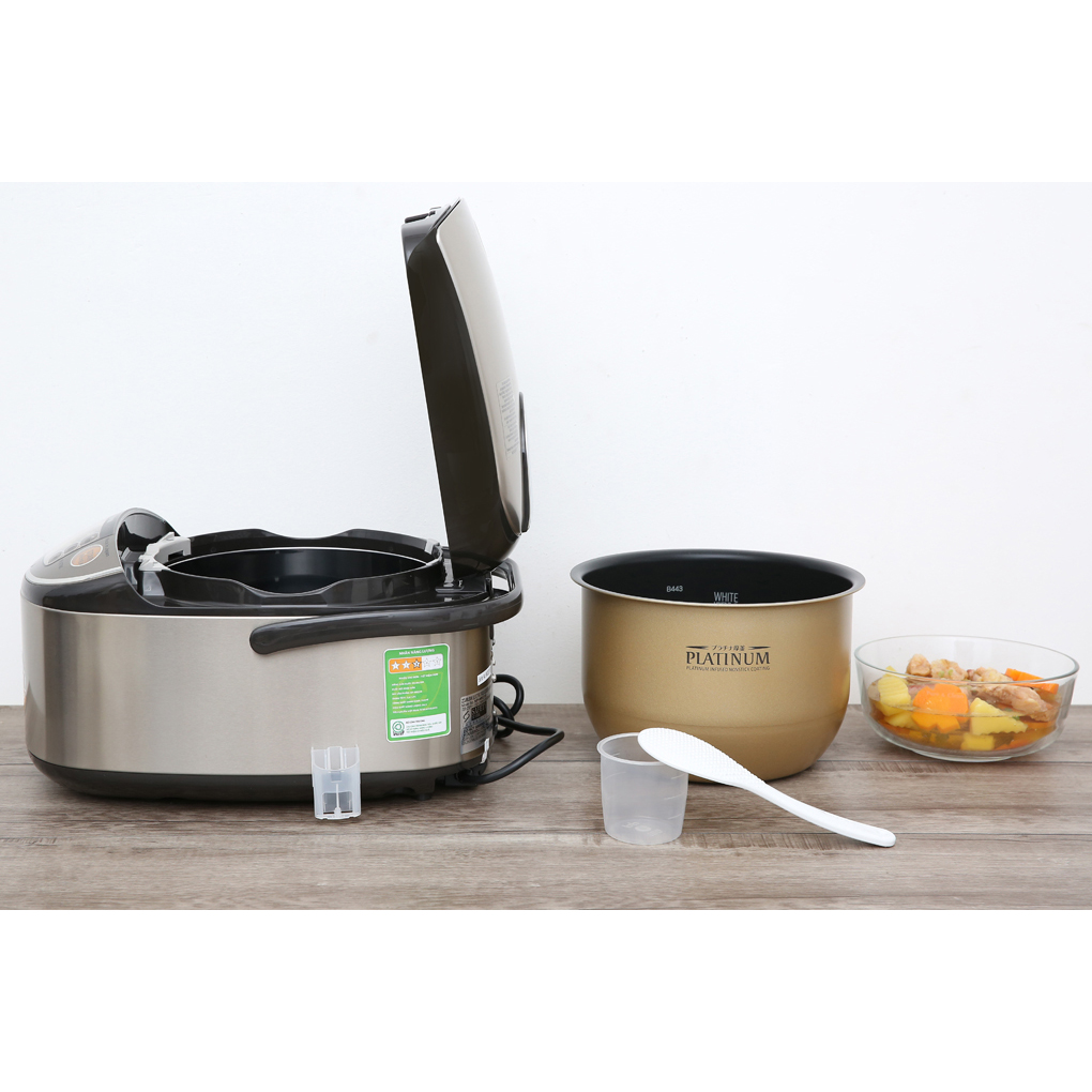 Nồi Cơm Điện Tử Zojirushi ZONC-NP-HRQ18-XT - Hàng Chính Hãng