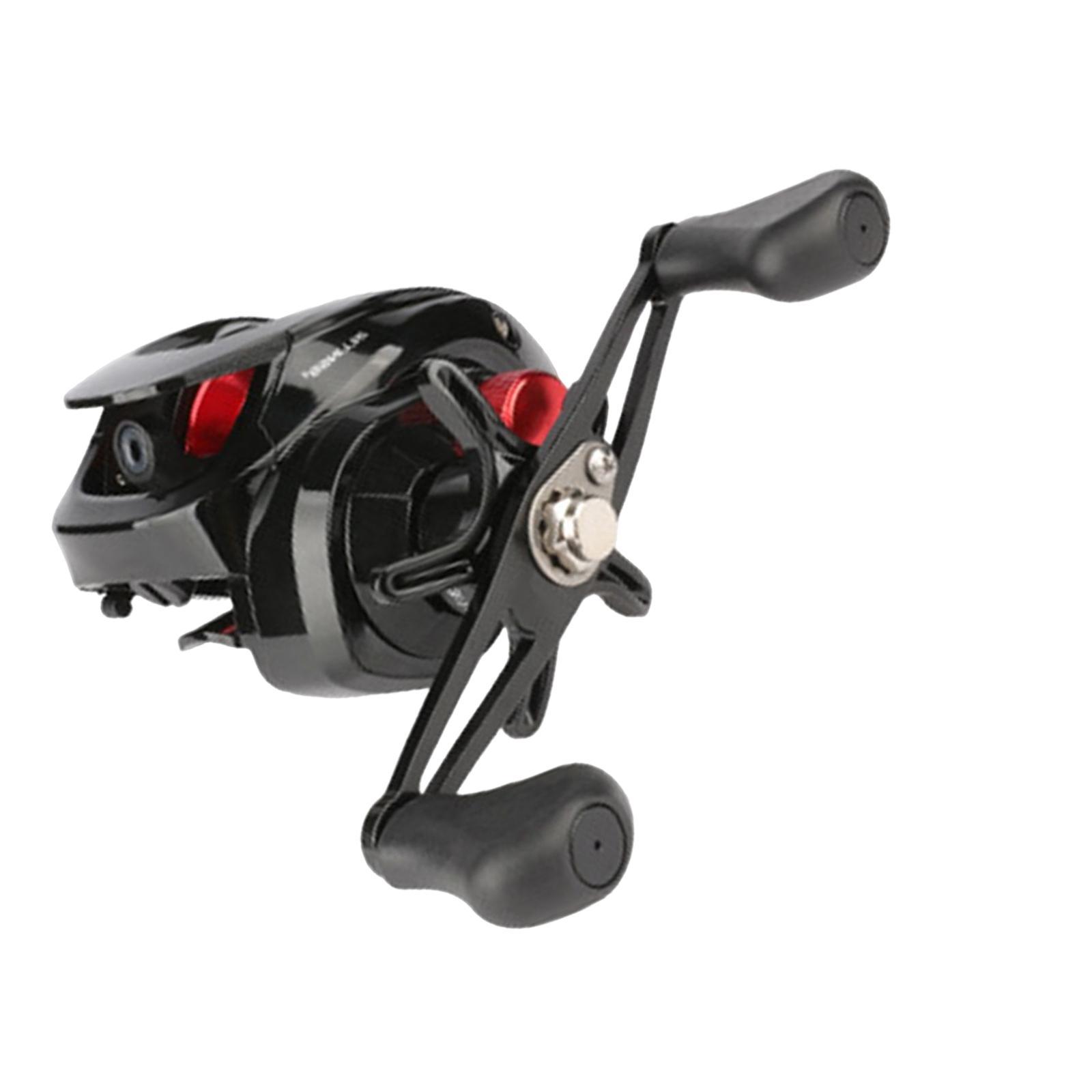 Powerful High Speed Fishing Reels 6.3:1 Gear Ratio 5+1 BB Baitcaster Reels Left