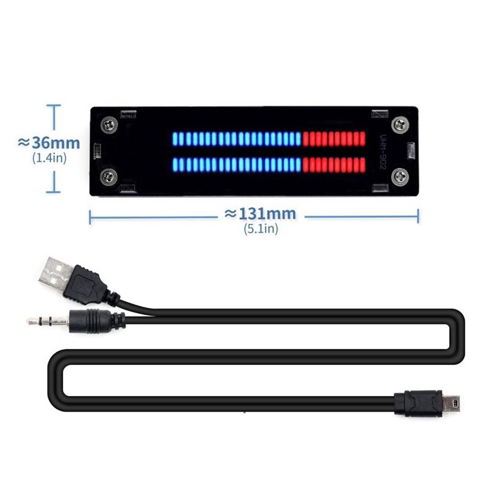 VHM-902 Dual 30 Level LED Music Spectrum Level Stereo Amplifier LED Music Frenquency Indicator Pieces Need to Combined