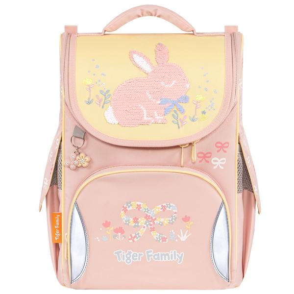 Cặp Chống Gù Nature Quest Schoolbag Pro - Bows and Bunny - Sequins - Tiger Family TGNQ-105A