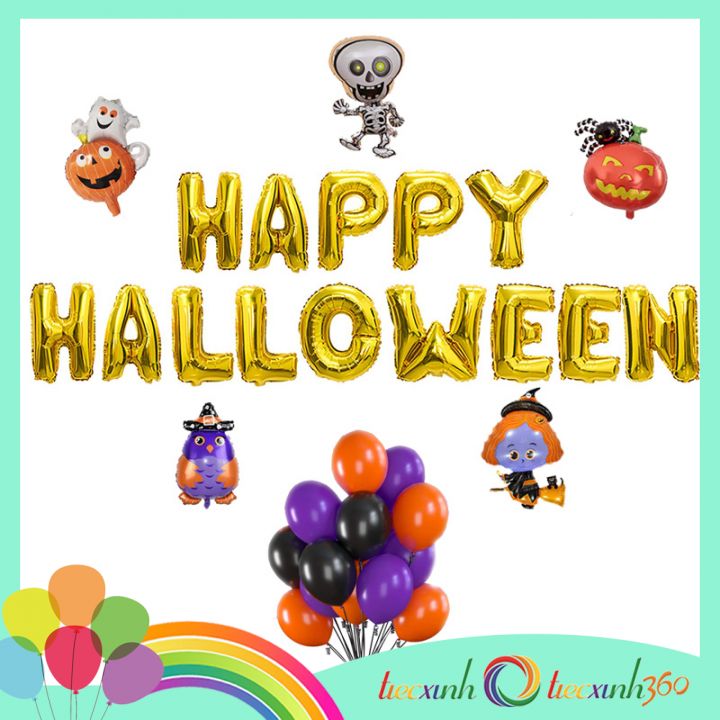 Bộ bong bóng trang trí Halloween size mini random