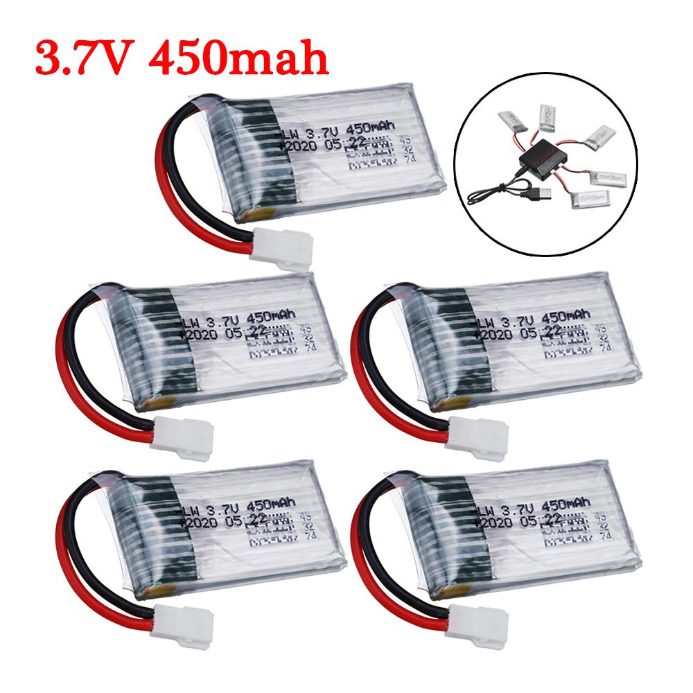 3.7V 450mah 802035 Pin Lipo Cho H107 H31 KY101 E33C E33 U816A V252 H6C 25C RC Drone Pin Phụ Tùng 3.7 volt Màu sắc: 1 Pin