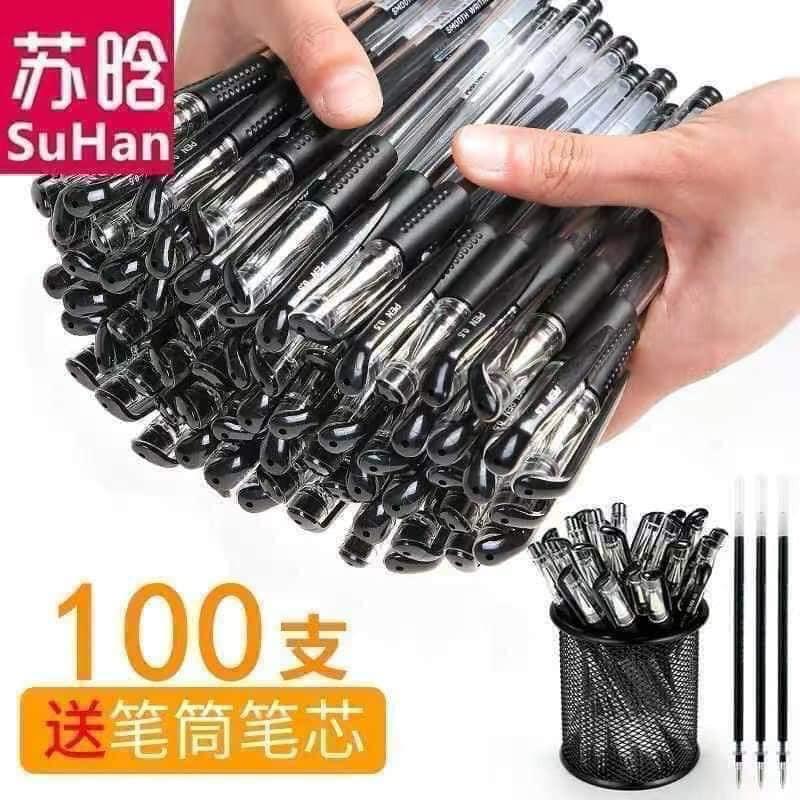 Set 100c bút bi nước siêu tiết kiệm