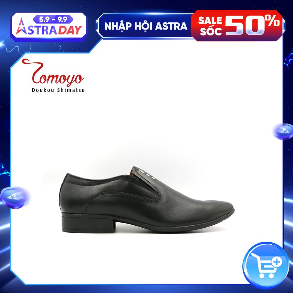 Giày Da Nam Bit Loafer Tomoyo TMN06401