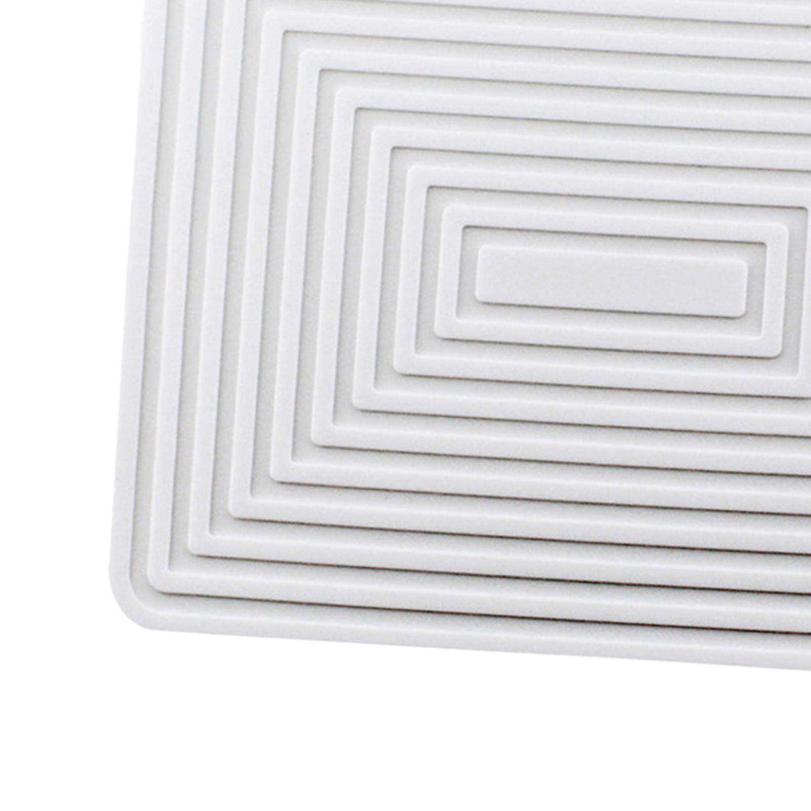 Silicone Dish Drying Mat Heat Resistant Waterproof Dish & Utensil Draining Board Sink Cover