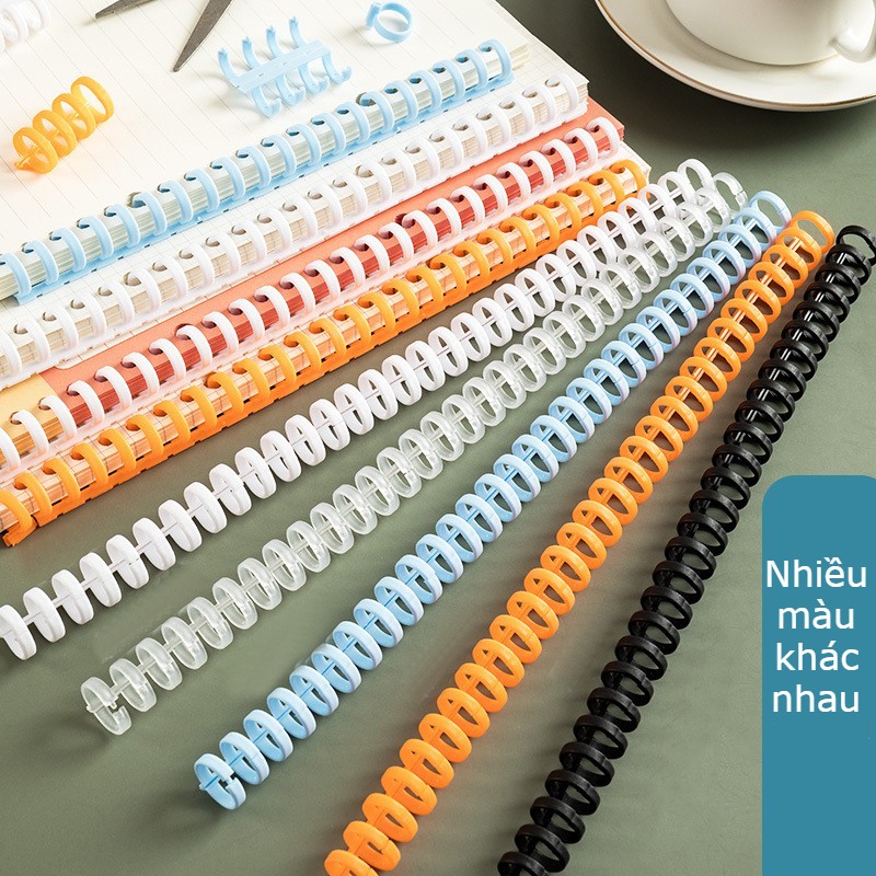 Thanh binder nhựa cao cấp đường kính 12mm phụ kiện sổ còng planner nhật ký Lalunavn-B104