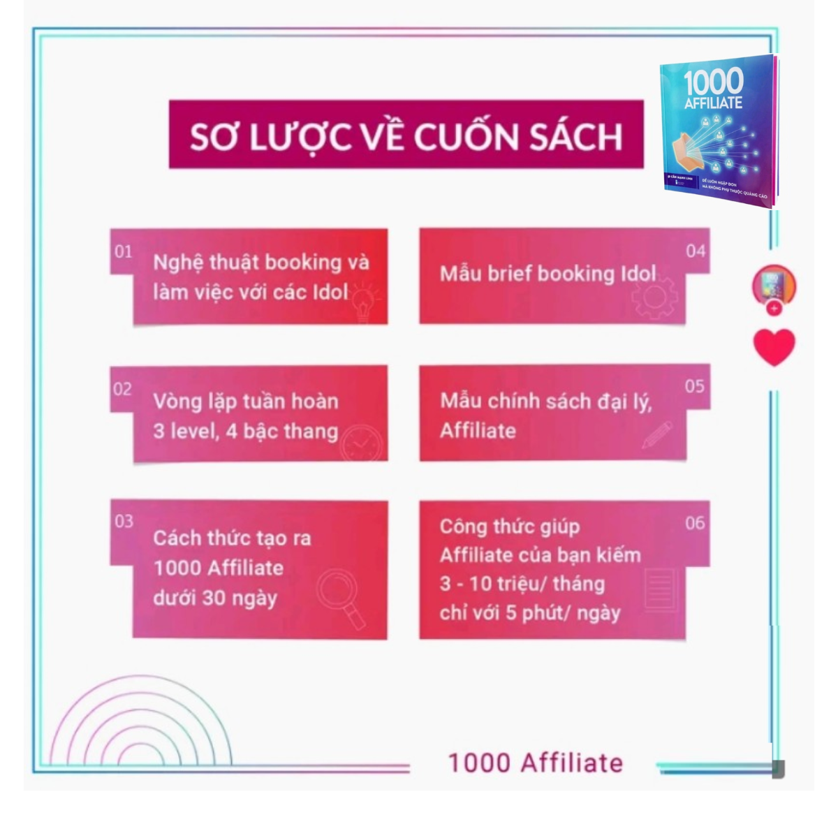 Xây Dựng Đế Chế 1000 Affiliate - Để luôn ngập đơn mà không phụ thuộc quảng cáo - Cấn Mạnh Linh