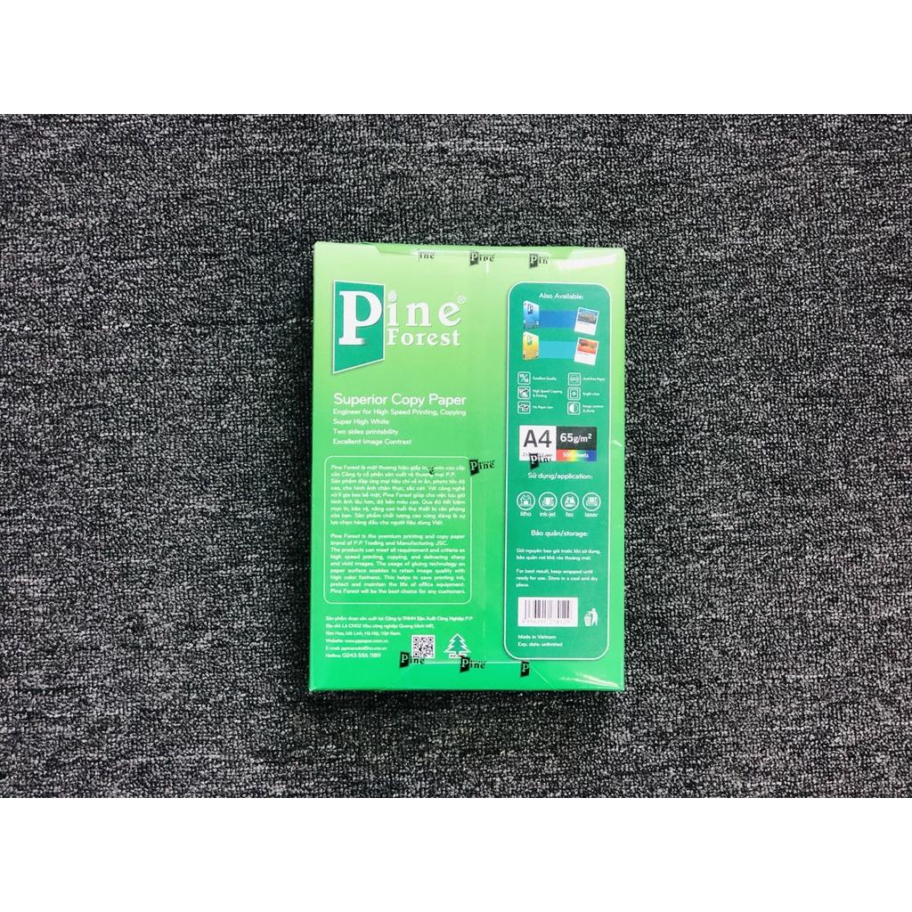 Giấy photo Pine Forest A4 ĐL 65g/m2 ( 500 tờ/1 ram ) Chuyên phục vụ văn phòng giá rẻ