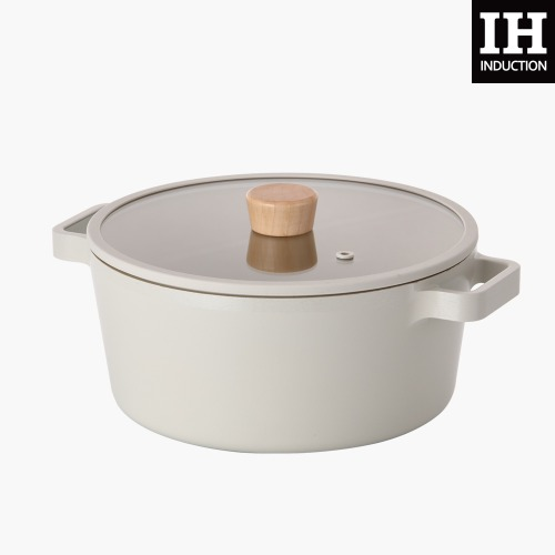[Hàng chính hãng] Combo Nồi trung 24cm, bếp từ Neoflam Fika Hàn Quốc, ăn lẩu, nấu hàng ngày, quay Vlog