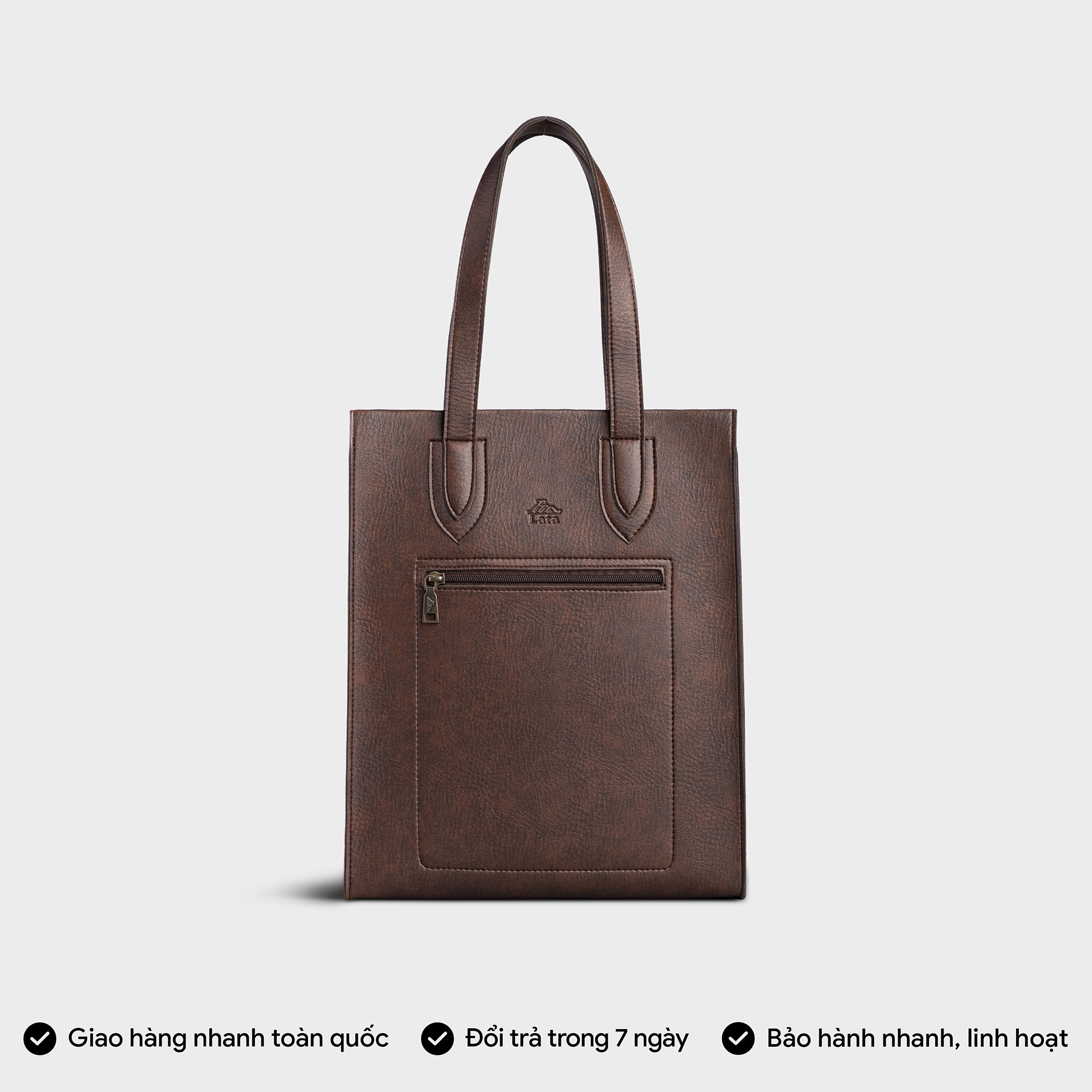 Túi Lata ( Thời trang nữ đi làm cỡ lớn - Túi xách da TX17 )