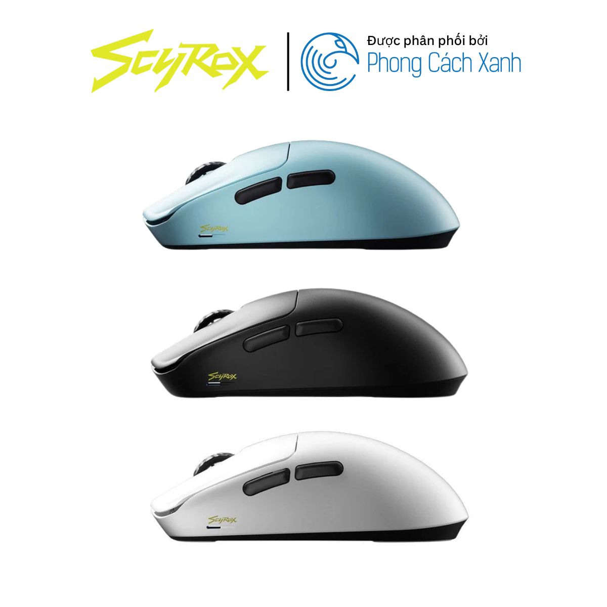 Chuột không dây siêu nhẹ Scyrox V6 - Đi kèm dongle 8K - Hàng Chính Hãng
