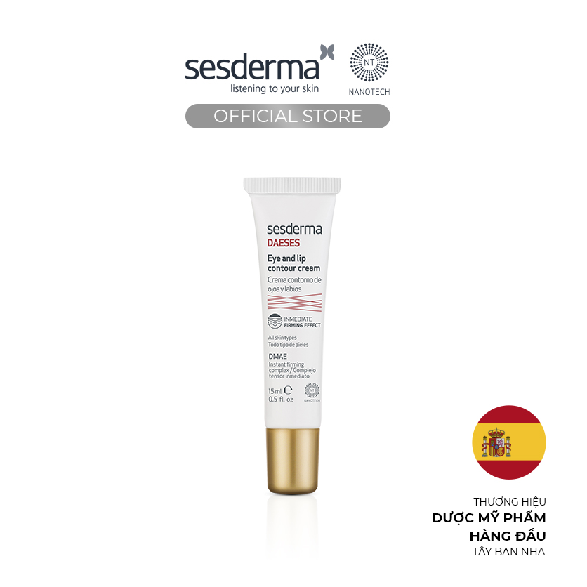 Kem dưỡng nâng cơ mắt & môi Sesderma Daeses 15ml