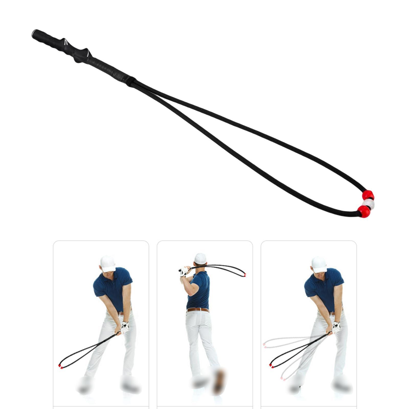 Portable Golf Swing Training Aid Practice Rope Trainer for Women Men