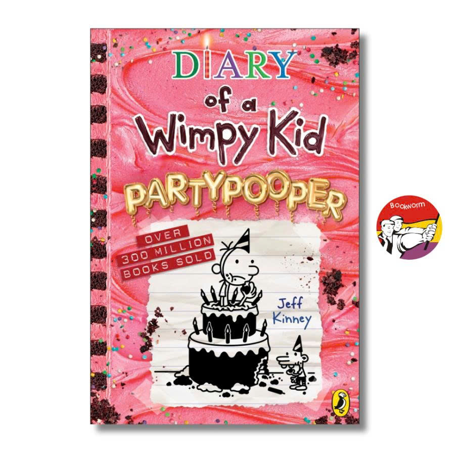 Sách - Diary of a Wimpy Kid: Partypooper (Book 20) by Jeff Kinney - Children Story book - Bìa cứng