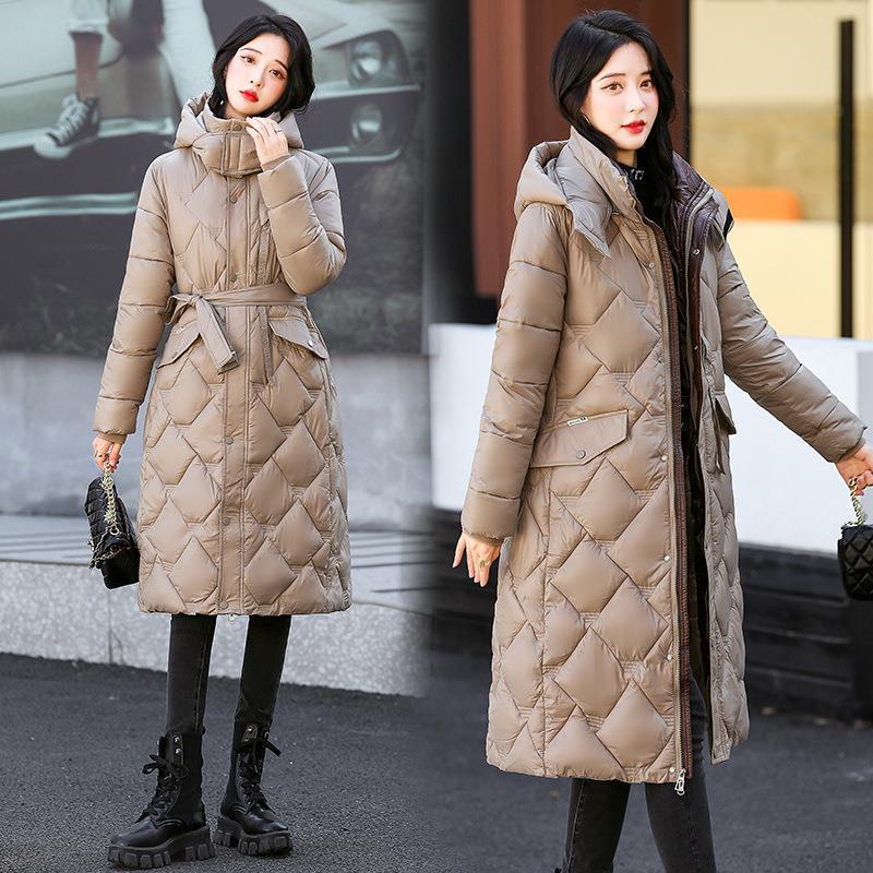 (HÀNG SẴN) Áo Khoác Cotton Dáng Dài Mùa Thu Đông Cho Nữ AK17 - Hàng Quảng Châu Cao Cấp