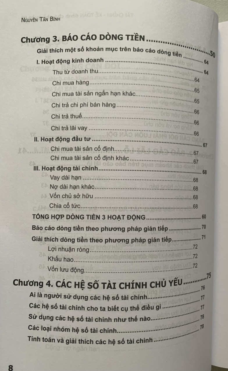 Tài chính kế toán dành cho nhà quản trị