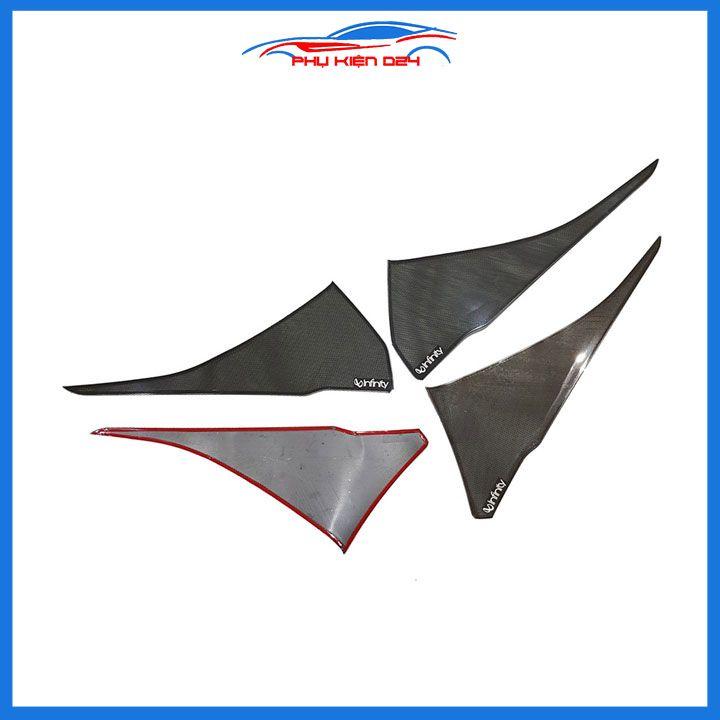 Bộ ốp màng loa Santafe 2019-2020-2021 phay xước chuẩn theo xe vân Titan chống xước trang trí nội thất ô tô