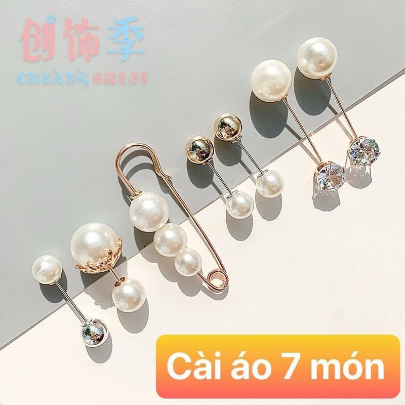 Sét cài áo 7 món mẫu mới HT0246