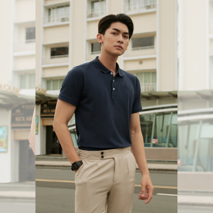 Áo polo We Are One MENFIT 2210066 chất cotton cao cấp, chuẩn form, tôn dáng