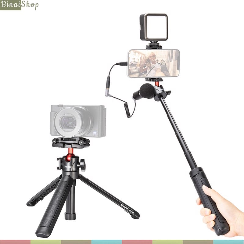 Ulanzi MT-41 - Tripod Mini Cho Điện Thoại, Máy Ảnh, Tải Trọng 1,5Kg, Chiều Cao Tối Đa 45cm- hàng chính hãng